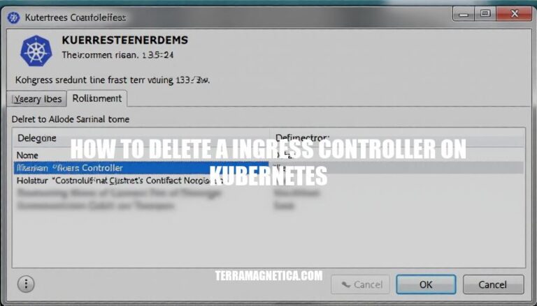 Deleting Ingress Controllers on Kubernetes: A Step-by-Step Guide