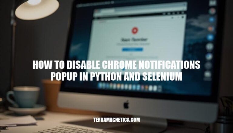 Disabling Chrome Notifications Popup with Python and Selenium: A Step-by-Step Guide