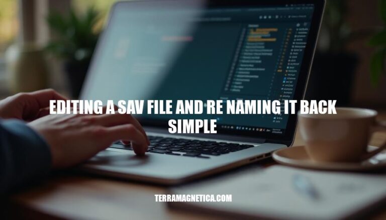 Editing a Sav File: A Simple Guide to Renaming with Ease