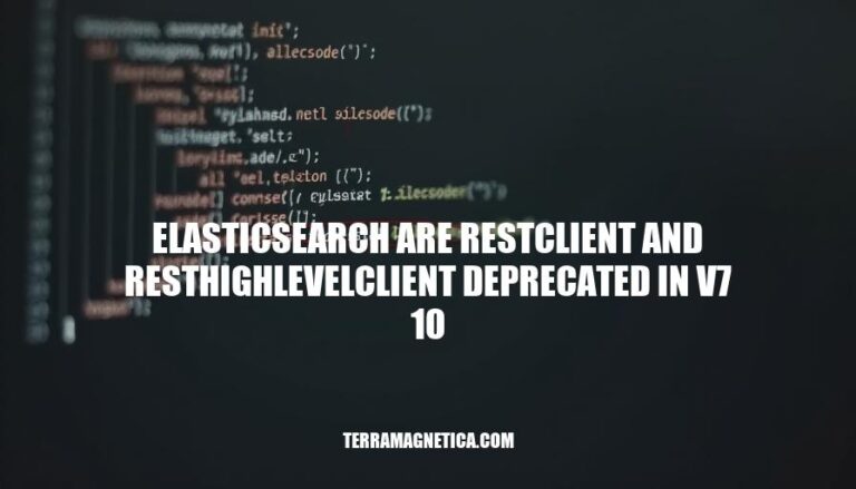 Elasticsearch REST Client Deprecation in v7.10: Understanding the Impact