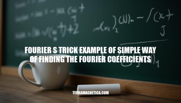 Finding Fourier Coefficients with Fourier's Trick: A Simplified Approach