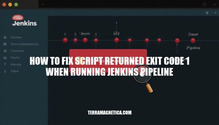 Fixing Script Returned Exit Code 1 in Jenkins Pipeline: A Troubleshooting Guide