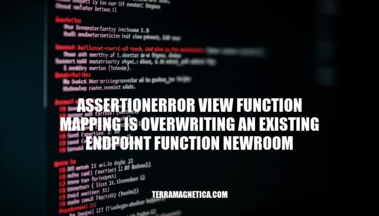 Flask AssertionError: Duplicate Endpoint Function Mapping