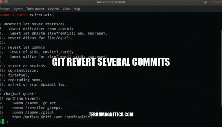 How to Git Revert Several Commits: A Step-by-Step Guide