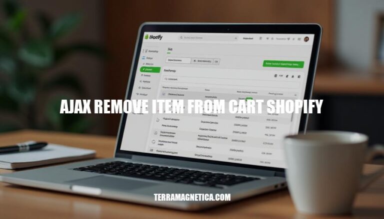 How to Use AJAX to Remove Items from Cart in Shopify: A Step-by-Step Guide