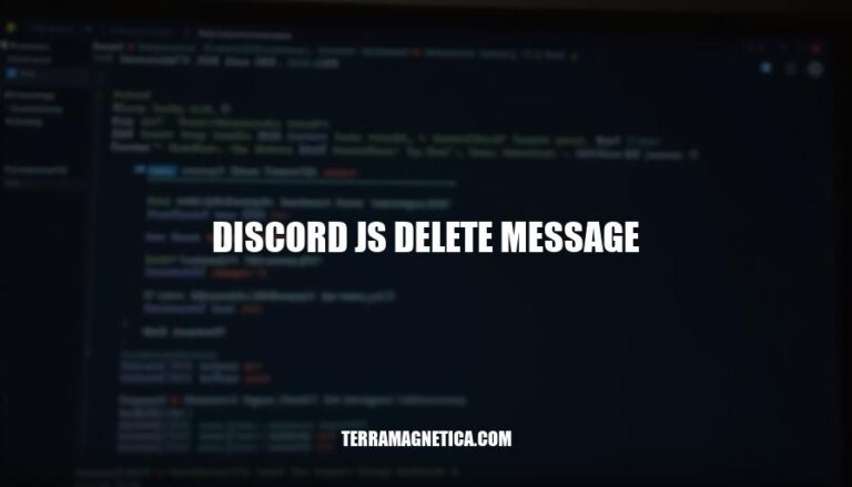 How to Use Discord.js to Delete Messages: A Comprehensive Guide