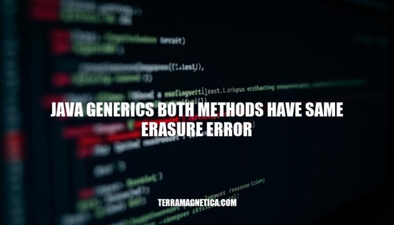 Java Generics: Overcoming Both Methods Have Same Erasure Error