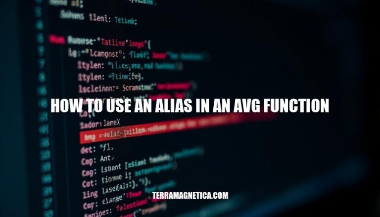 Mastering Aliases in AVG Functions: A Guide to Simplifying SQL Queries