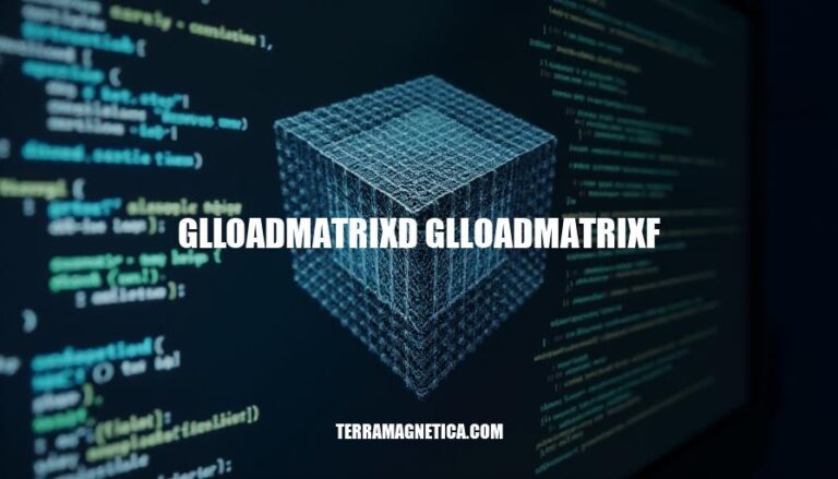 Mastering glLoadMatrixd & glLoadMatrixf: Efficient Matrix Loading in OpenGL