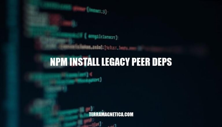 Mastering npm Install Legacy Peer Deps: A Guide to Efficient Dependency Management