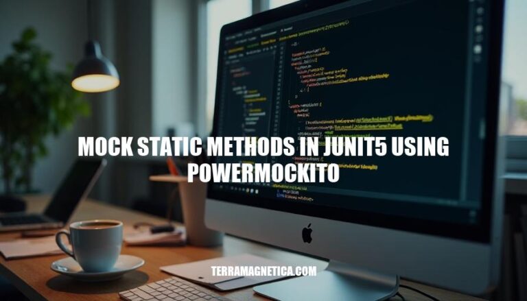 Mocking Static Methods in JUnit 5 with PowerMockito: A Step-by-Step Guide