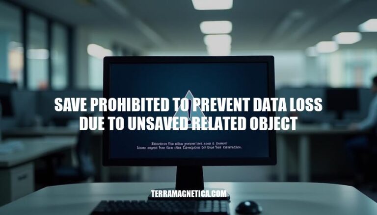 Preventing Data Loss: Understanding Save Prohibited Restrictions