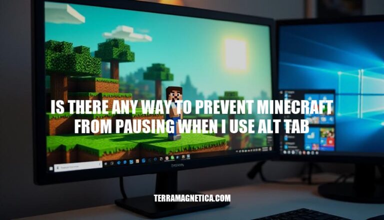 Preventing Minecraft Pauses: A Guide to Alt+Tab Optimization