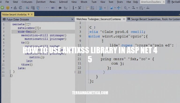 Preventing XSS Attacks with AntiXSS Library in ASP.NET 4.5