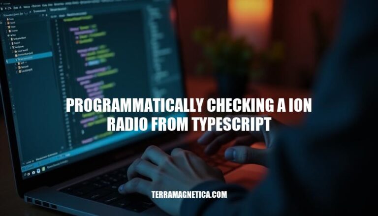 Programmatically Checking Ion Radio Buttons with TypeScript: A Step-by-Step Guide