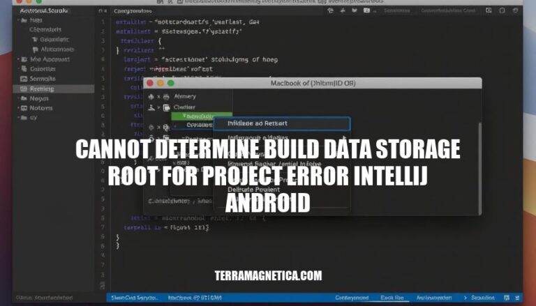 Resolving Cannot Determine Build Data Storage Root for Project Error in IntelliJ Android