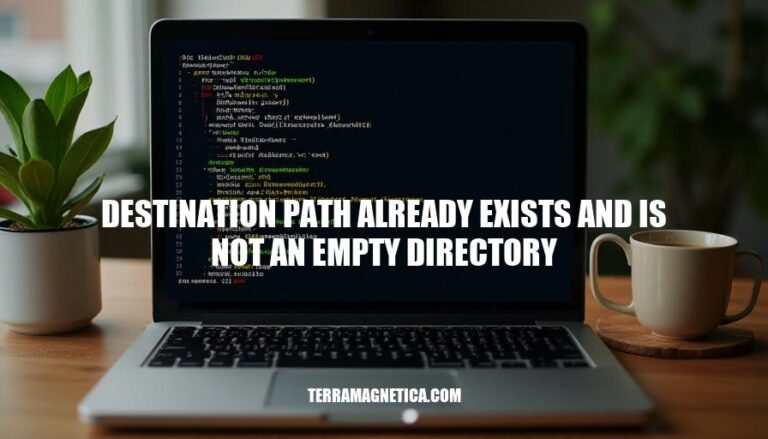 Resolving Destination Path Conflicts: A Guide to Handling Existing Directories