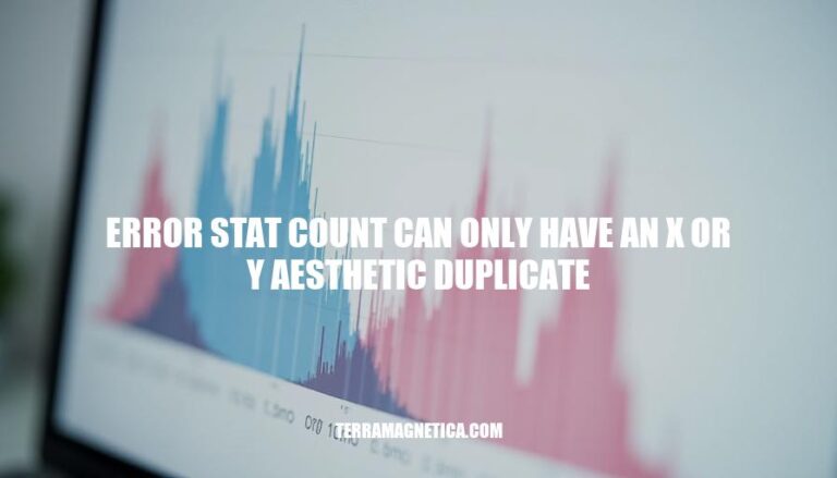 Resolving Error Stat Count: X vs Y Aesthetic Duplicate Issue in ggplot2