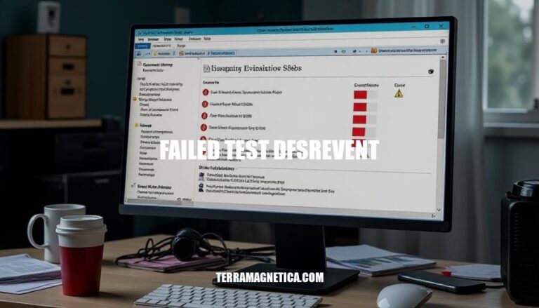 Resolving Failed Test DFSREvent Issues: A Guide for DFS Replication Troubleshooting