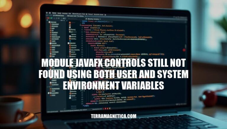 Resolving JavaFX Controls Module Not Found Error with Environment Variables