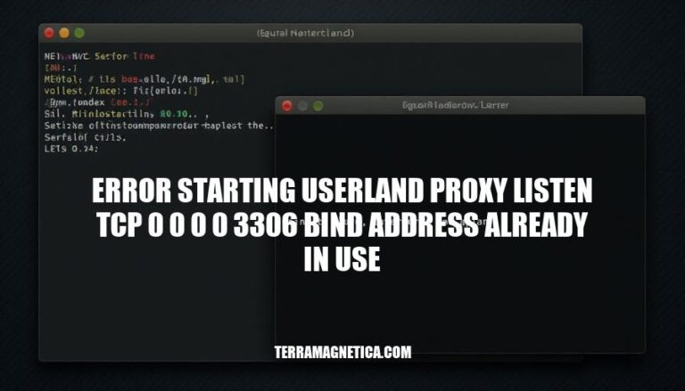 Resolving MySQL Error: Bind Address Already in Use on Port 3306