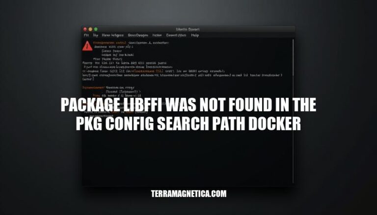 Resolving Package Libffi Not Found Error in Docker