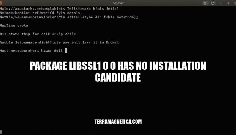 Resolving Package Libssl1.0.0 Installation Issues: A Step-by-Step Guide