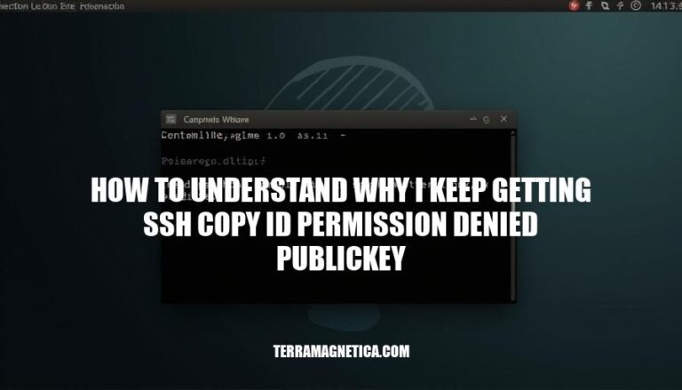 Resolving SSH Copy ID Permission Denied: A Guide to Public Key Authentication Issues