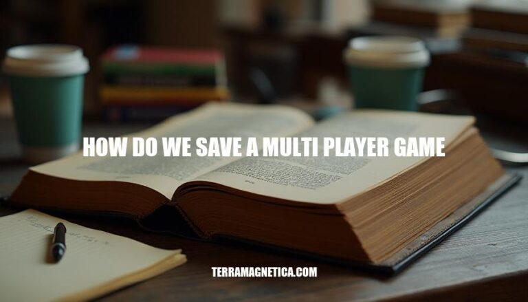 Saving Multiplayer Games: A Comprehensive Guide