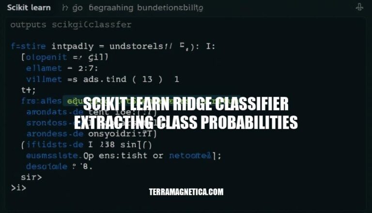 Scikit Learn Ridge Classifier: Extracting Class Probabilities with Precision