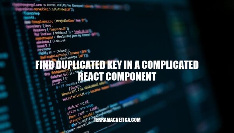 Solving Duplicated Key Issues in Complex React Components