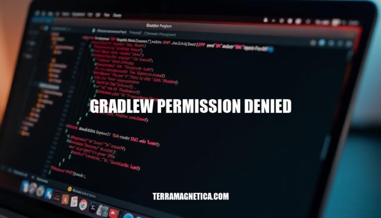 Solving Gradle Permission Denied Issues with Gradlew