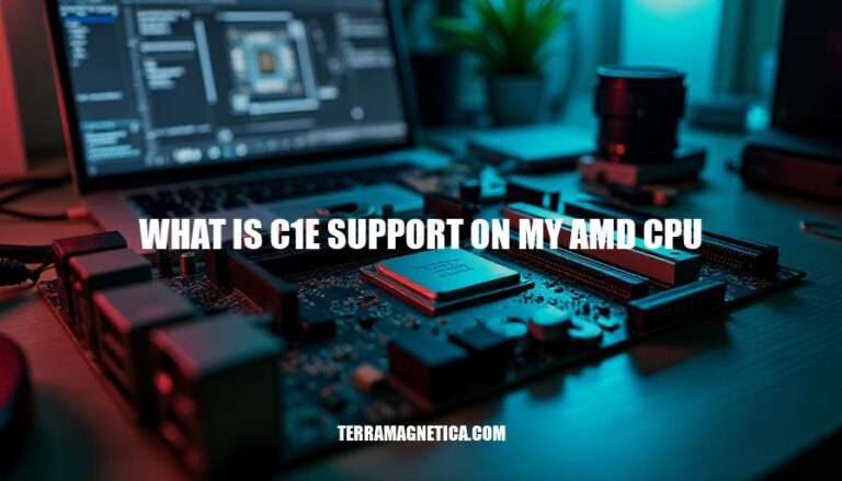 Understanding C1E Support on Your AMD CPU: A Guide to Power Management