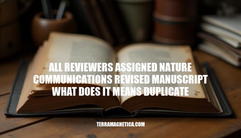 Understanding Nature Communications' Duplicate Reviewer Assignment: A Guide for Authors