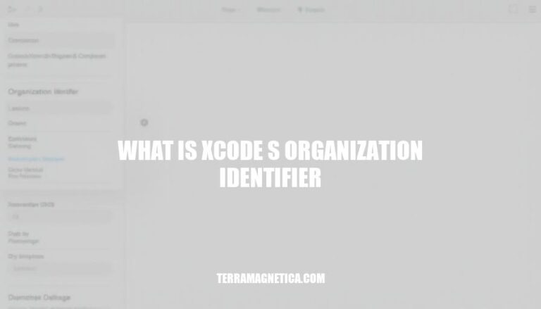 Understanding Xcode's Organization Identifier: A Developer's Guide