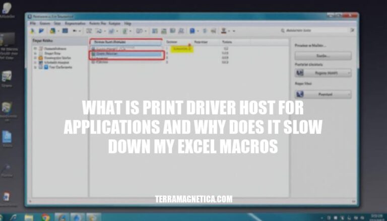 What is Print Driver Host & Why Does it Slow Down Your Excel Macros?