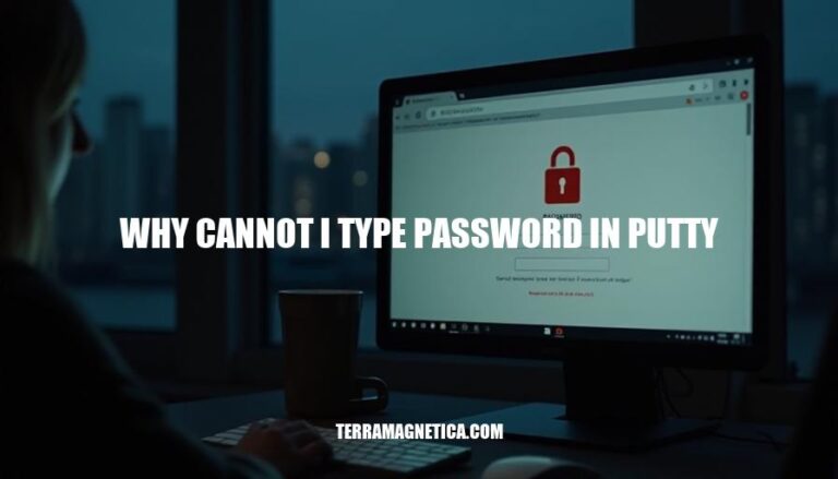 Why Can't I Type Password in PuTTY? Resolving SSH Connection Issues