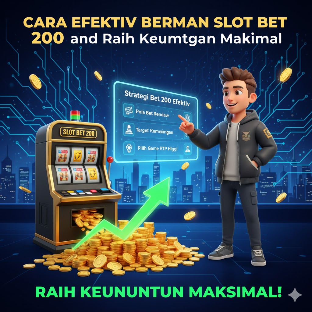 Cara Efektif Bermain Slot Bet 200 dan Raih Keuntungan Maksimal