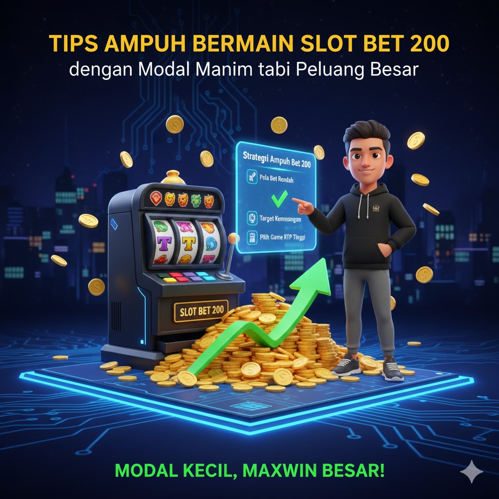 Tips Ampuh Bermain Slot Bet 200 dengan Modal Minim tapi Peluang Besar
